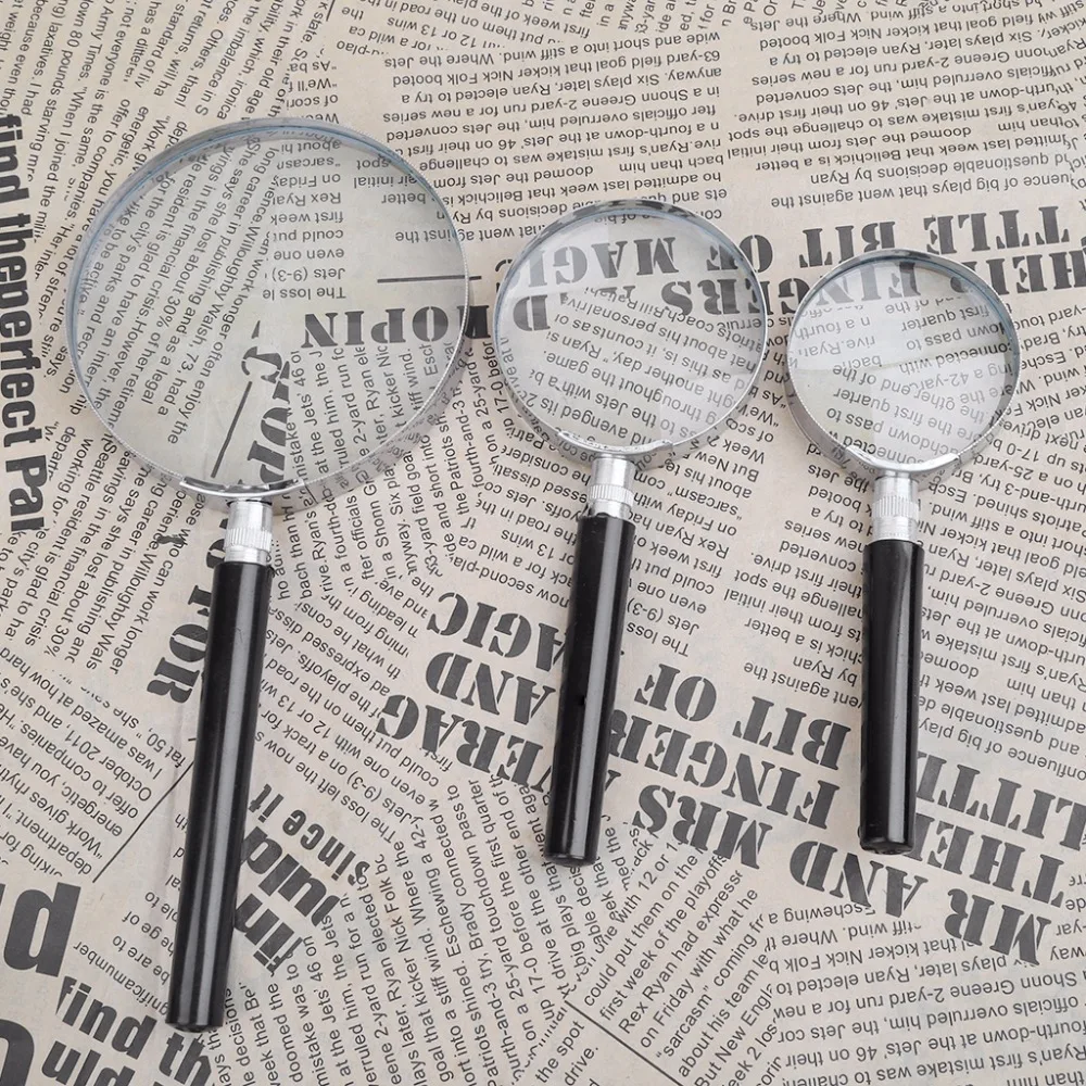 

Portable Magnifying Glass Handheld Magnifier High Definition Reading Eye Loupe