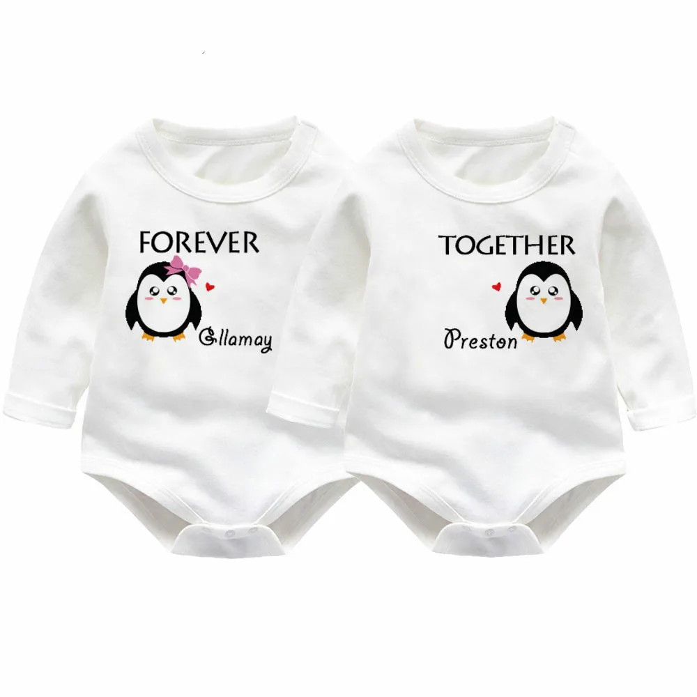 

Twins Baby Rompers Winter Baby Boys Girl Clothing Newborn Baby Clothes Roupas Bebe Long Sleeve Baby Girl Clothes Infant Jumpsuit