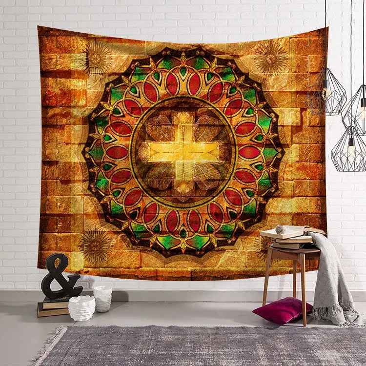 Бохо богемный Декор МАНДАЛА ГОБЕЛЕН Марокканская настенная ткань Современная Гостиная Украшение декоративное одеяло ковер - Цвет: 11