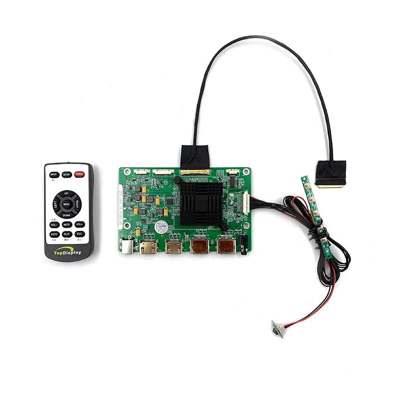 

2HDMI+VGA+DP+Audio 4K LCD controller board support 17.3 inch B173ZAN01.0 B173ZAN01.1 4K lcd panel with 3840*2160