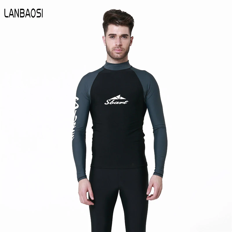 New Wetsuit For Men Surfing Windsurf Snorkeling t Shirt Elastic TShirt