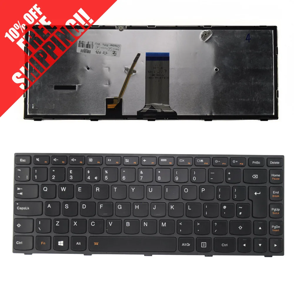 Backlit Replacement G400S G405S S410p G410s G400AS FOR LENOVO laptop keyboard