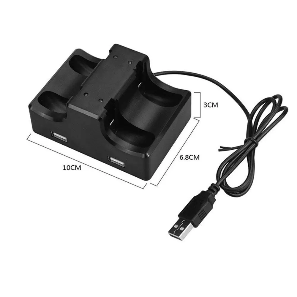 Зарядное устройство для док-станции со светодиодный ным индикатором для nintendo Switch Joy-Con 4 в 1 зарядное устройство s