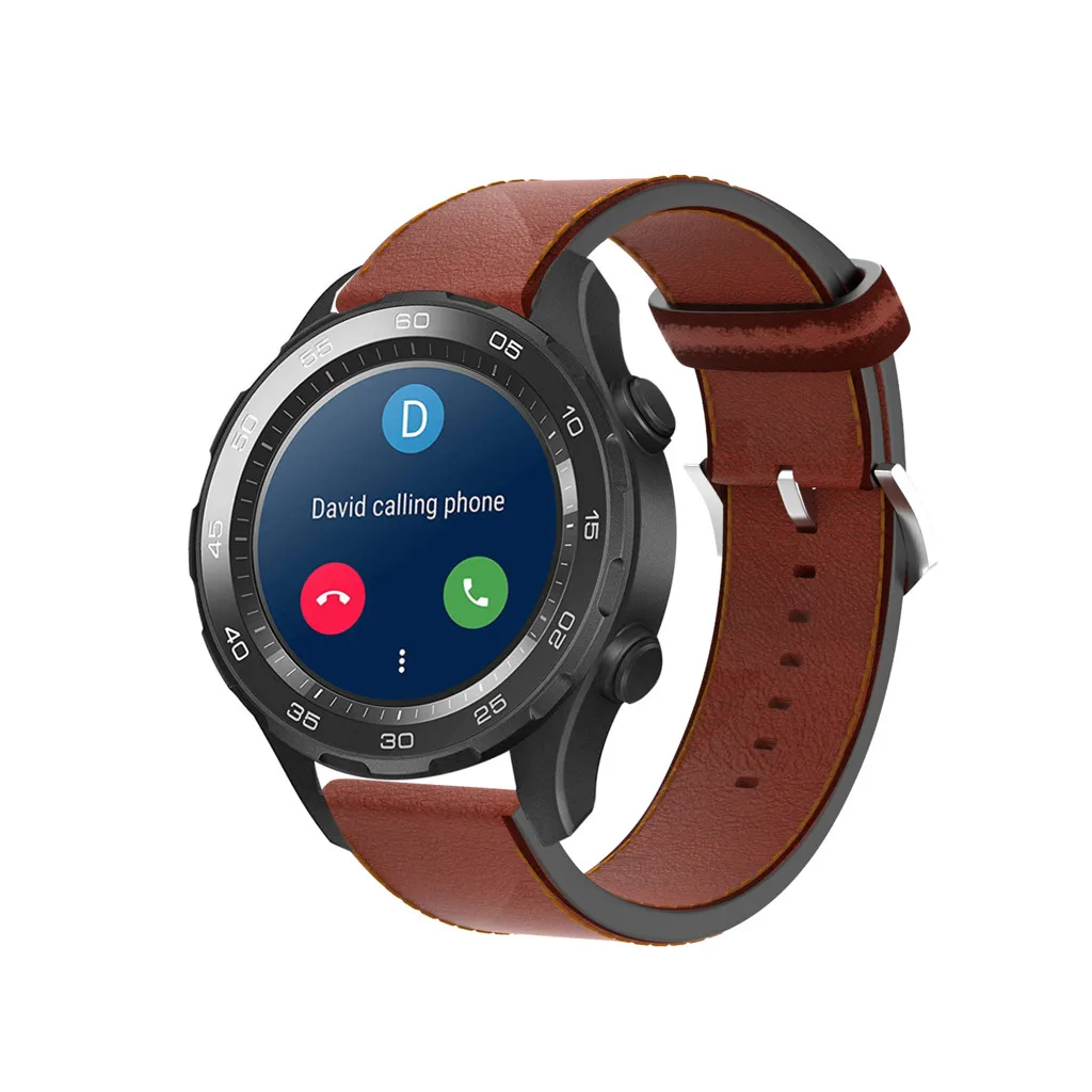 Кожаный ремешок для часов huawei GT/2/Honor Watch Band 22 мм сменный ремешок для наручных часов аксессуары для умных часов ремешок для часов