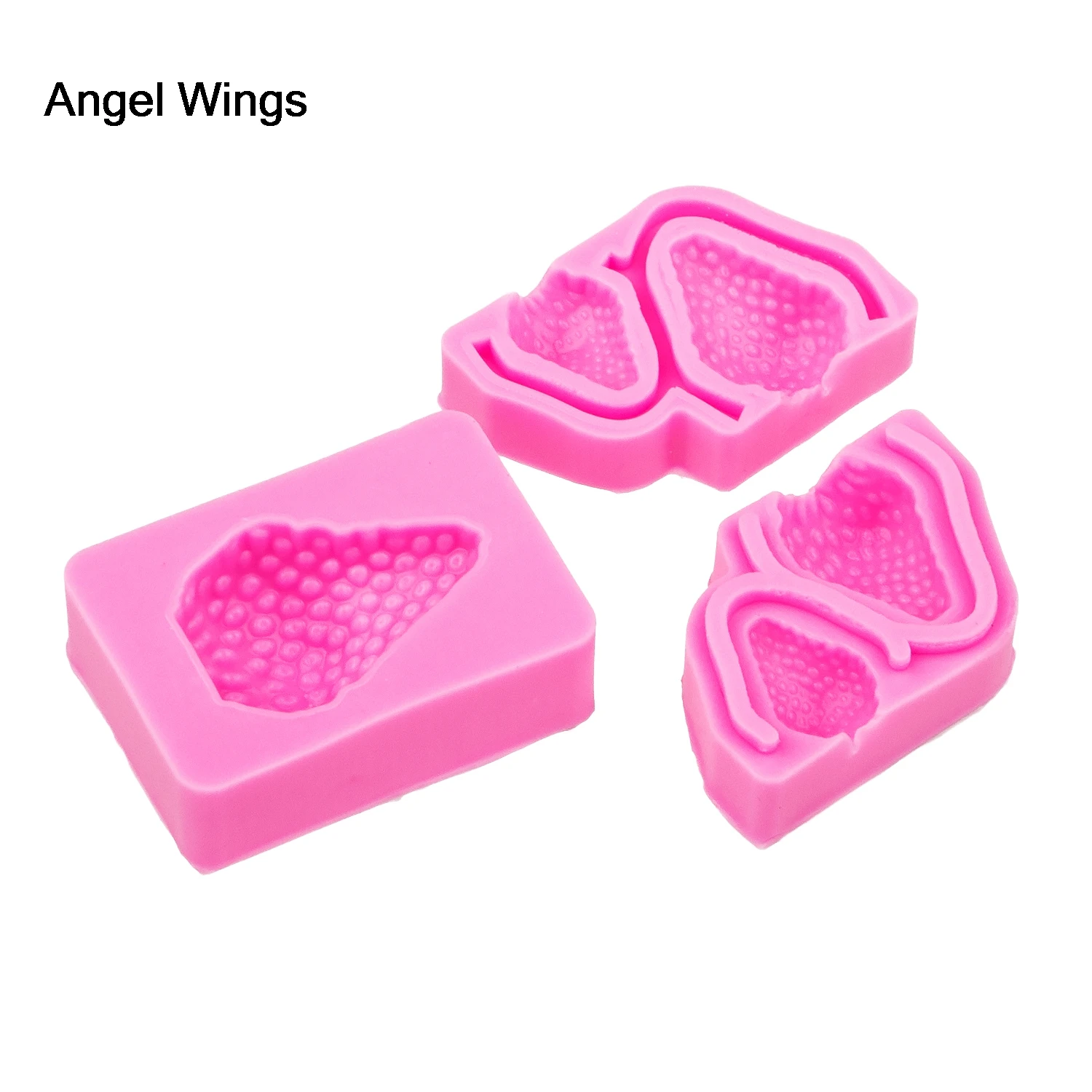 Крылья Ангела пищевого качества 3D помадка торт силиконовые формы в форме малины для обратного формования Шоколадные украшения инструменты F1206