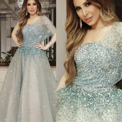 arabic prom dresses one shoulder beaded cystal evening dresses gowns beading evening gowns 2019 arabic prom dresses one shoulder beaded cystal evening dresses gowns beading evening gowns 2019