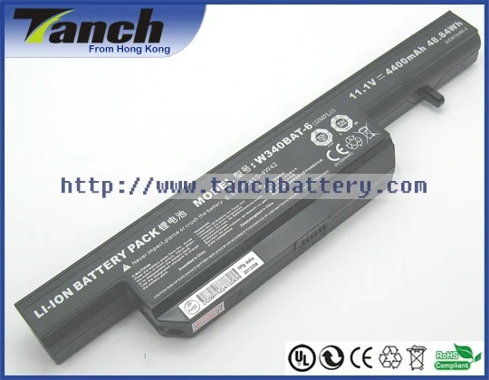 

Laptop Battery 6-87-W345S-4271 6-87-W345S W340BA-6 for CLEVO G150S W340EL W345EL W34xEL Notebook Tablet Batteries 11.1V 6cell
