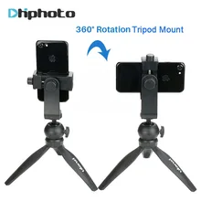 Вертикальный мини-штатив Ulanzi для iPhone Max Xs X huawei, портативный Настольный Штатив с шаровой головкой для камеры, держатель для телефона