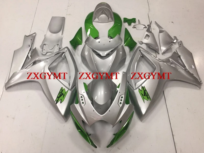 

Fairing Kits for GSX-R750 2006 - 2007 K6 Abs Fairing for Suzuki GSXR600 2007 Silver Green Fairings GSXR750 06
