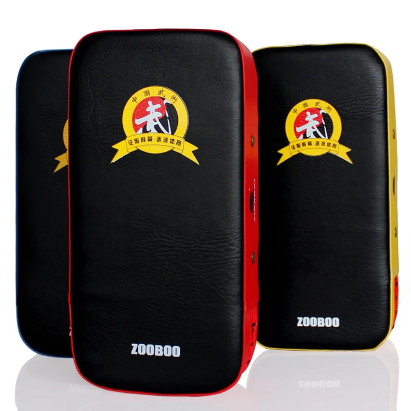 Tanie ZOOBOO kick boxing Pad worek treningowy stóp cel Mitt MMA sparing Muay tajski boks sprzęt treningowy wykrawania 3 kolory