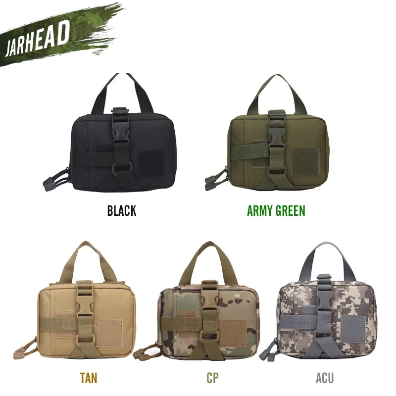 Cena Medyczny taktyczny MOLLE torba do przechowywania na zewnątrz kamuflaż wielofunkcyjny apteczka zestaw narzędzi akcesoria sportowe torba kieszonkowa