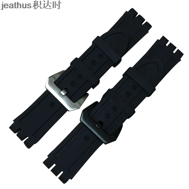 Jeathus ремешок для часов Замена для swatch YOS440 413 424 456 451 мягкий силиконовый резиновый ремешок YOS 23 мм ремешок для часов 23*26 мм браслет