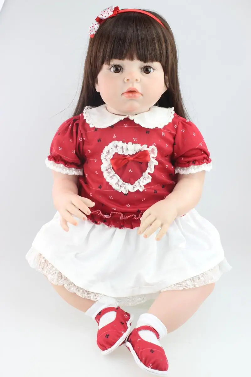 

70cm Reborn Bonecas 28" Silicone Vinyl Newborn big size Doll Lifelike lol toys doll baby princess toddler dolls kids toys