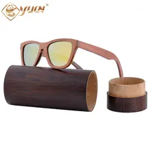 Retro skateboard wood sunglasses handmade wooden sun glasses polarized driving fishing eyewear glasses for men women W011