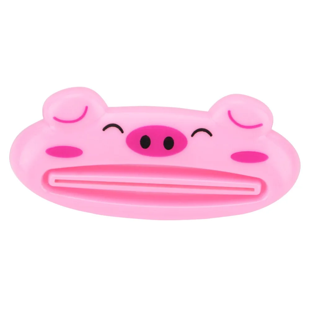 10pcs/lot Portable Cartoon Toothpaste Squeezer Bathroom Accessories Toothpaste Dispenser Home Tube Rolling Holder Easy Press