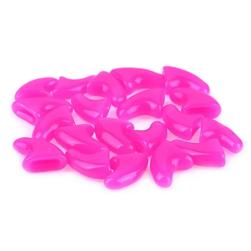 rose 100 шт-кошки котенок лапы Уход за ногтями коготь колпачок+ 5 клей+ 5 аппликатор Мягкий Резиновый ПЭТ покрытие для ногтей/лапы колпачки для домашних животных принадлежности для домашних животных - Цвет: rose