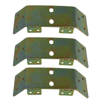 

3PCS 146x54x2.5mm Boat Shape Connectors Furniture Board Right Angle Bronze