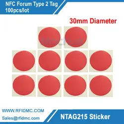 NTAG215 этикетку для tagmo Ntag215 бирка, Ntag215 стикер NFC Forum type2 тег с цветной печати