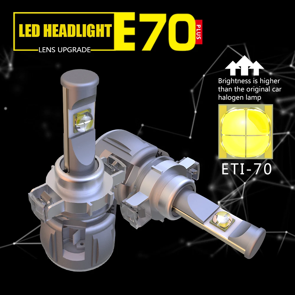 

2018 LOAUT Head Lamps 5202 Car LED Headlight Bulbs High Low Beam 50W 8000LM 6000K 24V XP70 ETI CSP Chips Fog Driving Lights Bulb