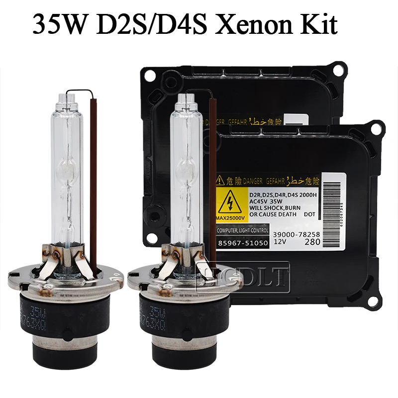 HCDLT 35W D2S Xenon HID Headlight Kit Xenon D4S 5500K Auto Car Light Bulb Lamp HID D2S Ballast 85967-51050 For Toyot-a Lexu-s (3)