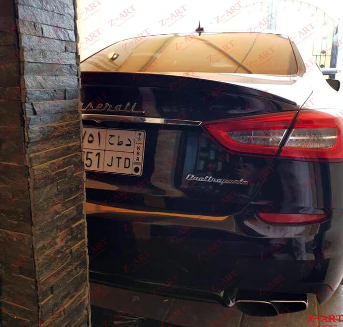 Z-ART RS Perfoemance полностью углеродного волокна задний спойлер для Maserati Quattroporte 2013- задний спойлер для багажника по EMS