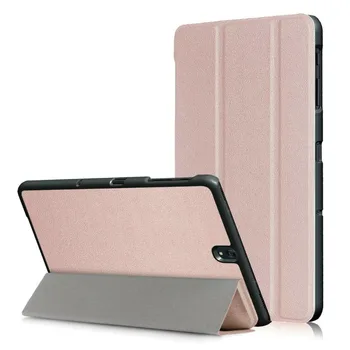 

free DHL For Samsung Galaxy tab S3 T820 T825 9.7" New Arrival Ultra Slim Karst Tri-folding Stand Leather Case Cover Tablet PC