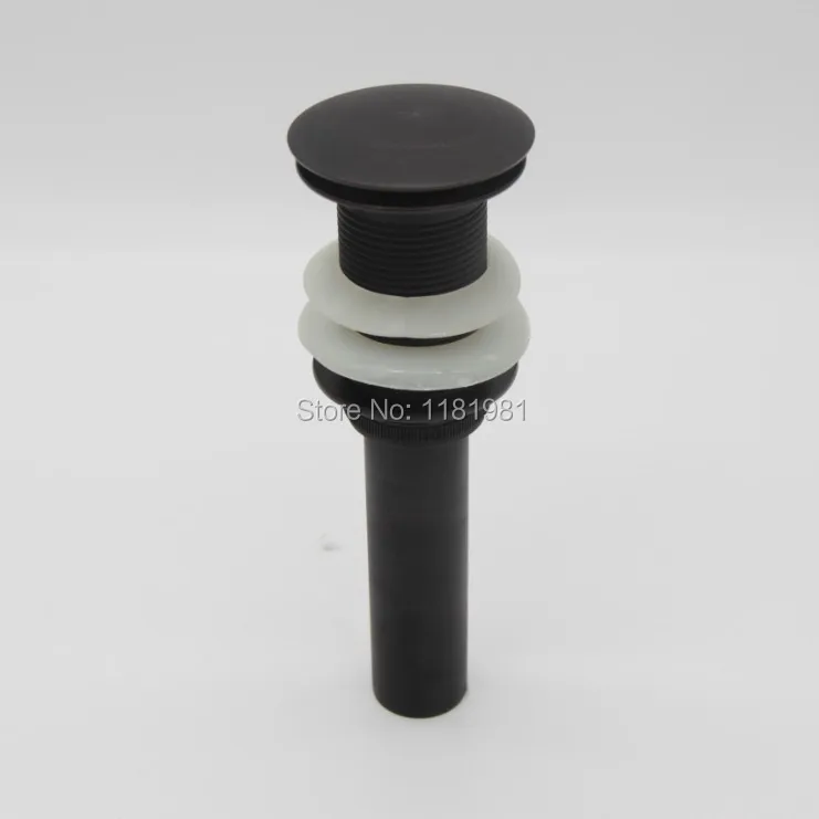 Free Shipping Black Bathroom Bath Sink Lavatory Lav Vessel Faucet Pop