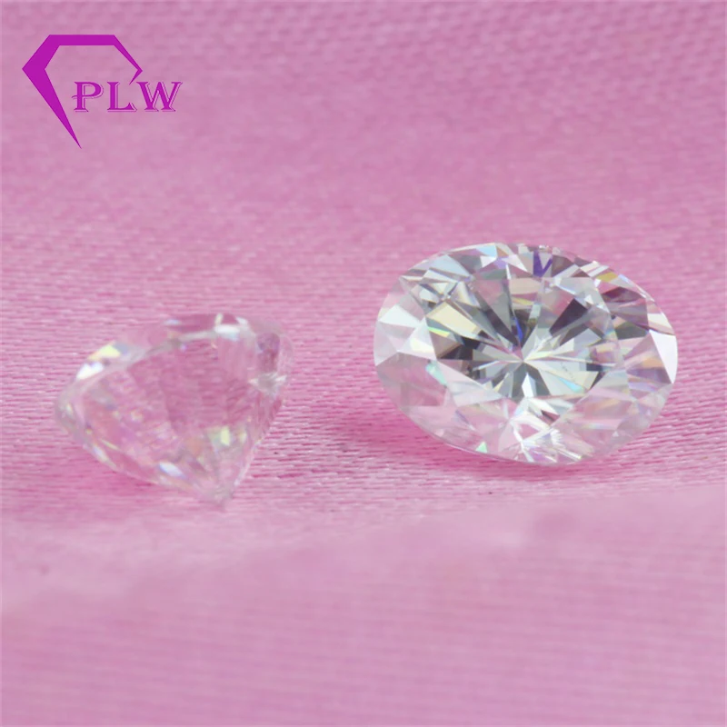

Provence jewelry factory price 0.6 carat 4*6 mm D color oval moissanite test positive gem stone for bracelet ring chain earring