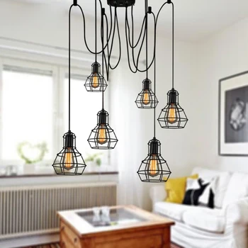 

Loft vintage pendant lights retro industrial Restaurant Coffee Bedroom Lighting Bar Kitchen iron pulley light lampe Fixture
