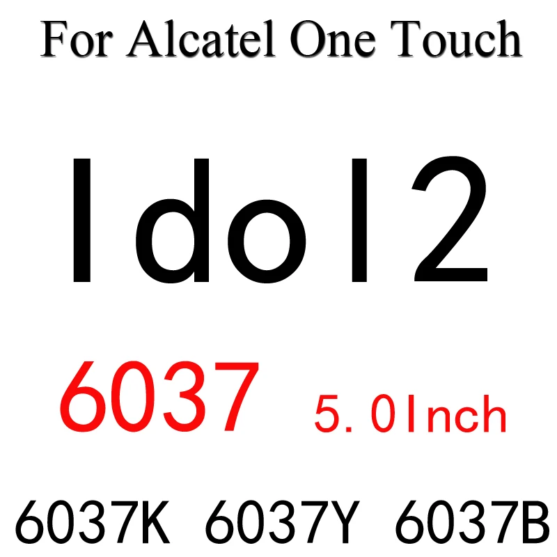 Закаленное Стекло Экран Защитная пленка для Alcatel One Touch idol2 6037 idol3 6039 6045 C3 C9 C7 Pop2 M5 5042 Pixi3 4,5 Pixi4 чехол - Цвет: idol2