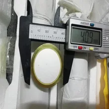 Зуммер 40 мм утолщение диаметр голой меди, пьезоэлектрическая керамическая шт медный зуммер пленки прокладка и