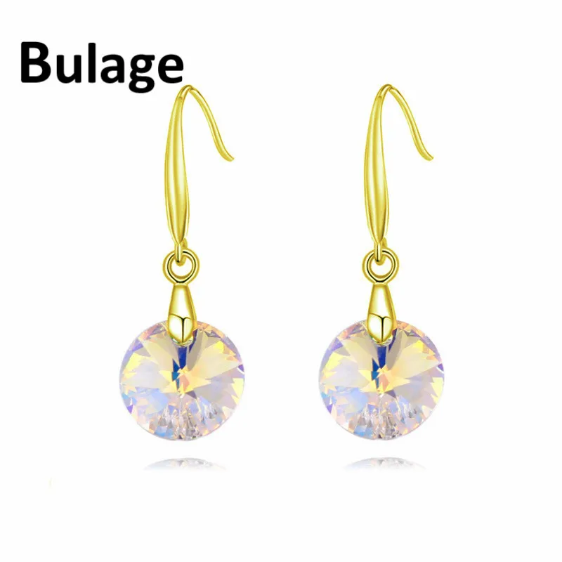 

Trendy Drop Round Earrings Fashion Original Crystal From SWAROVSKI Elements Rhinestone Pendant Pendientes 2017 Christmas Gifts