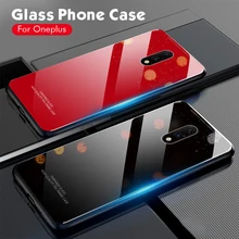 For Oneplus 7 Pro Case oneplus7 Cases For Oneplus 7 Pro Funda Slim Glass Anti Knock Hard Back Cover For One plus 7Pro Coque Capa