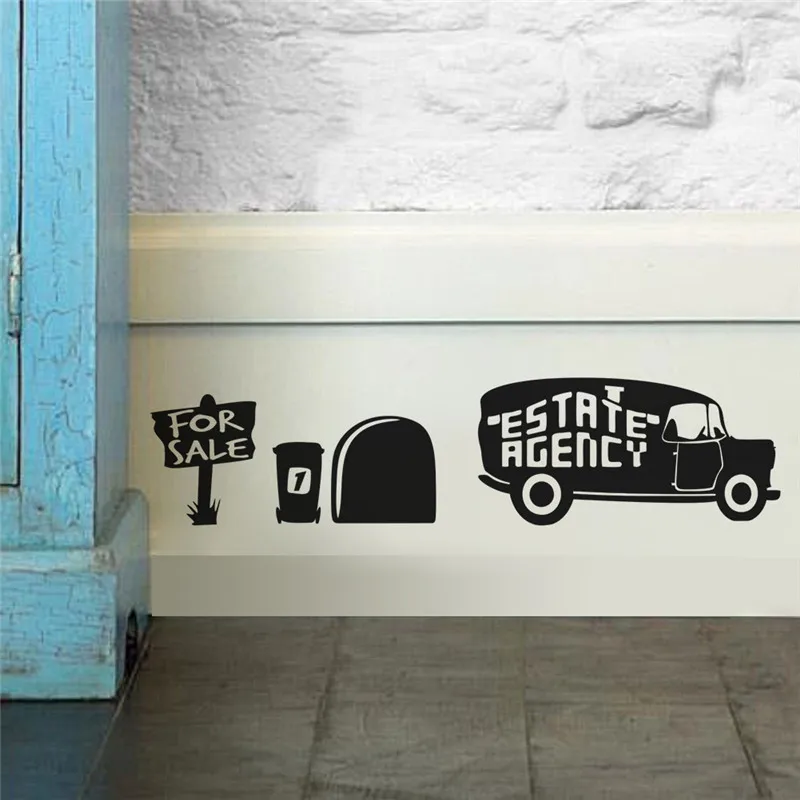Funny 3d Mouse Hole Wall Stickers For Kitchen Bedroom Baseboard Decoration Home Decals Cartoon Rat Animals Wall Vinyl Mural Art