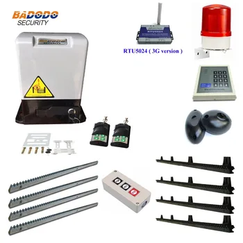 

Waterproof AC220V 1500KG force 750W power Automatic electric Sliding gate opener operator with 4m metal or nylon racks