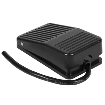 

1pc 220V 10A Electrical Power Plastic Foot Pedal Pressure Switch On/Off Control Black Color + 10cm Cord