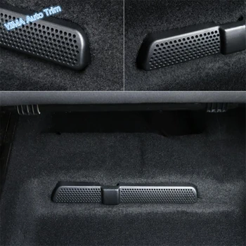 

Lapetus Seat Below Air Conditioning AC Vent Outlet Cover Trim 2 Pcs Plastic Fit For Volkswagen VW Tiguan 2016 - 2020