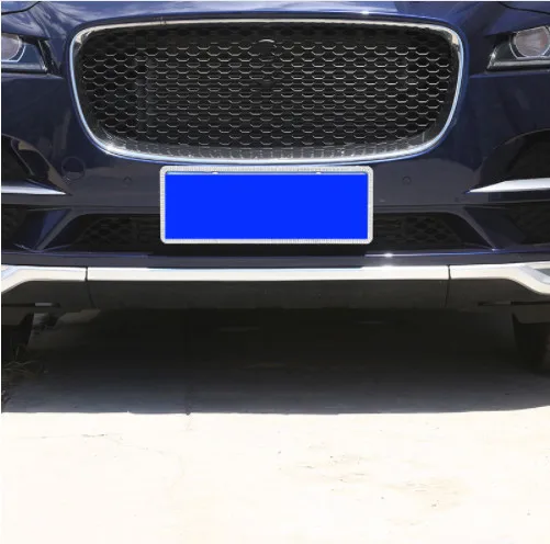 Для Jaguar F-Pace F Pace Prestige Premuim автомобиль-Стайлинг ABS Матовый Хром передний гриль бампер крышка отделка набор из 3 шт