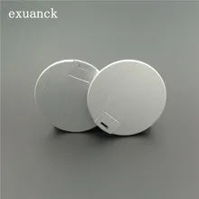 Exuanck металлическая серебристая алюминиевая Кредитная карта usb-накопители Пользовательский логотип 4 ГБ 8 ГБ 16 ГБ 32 ГБ Флешка подарок компании(более 20 шт бесплатный логотип