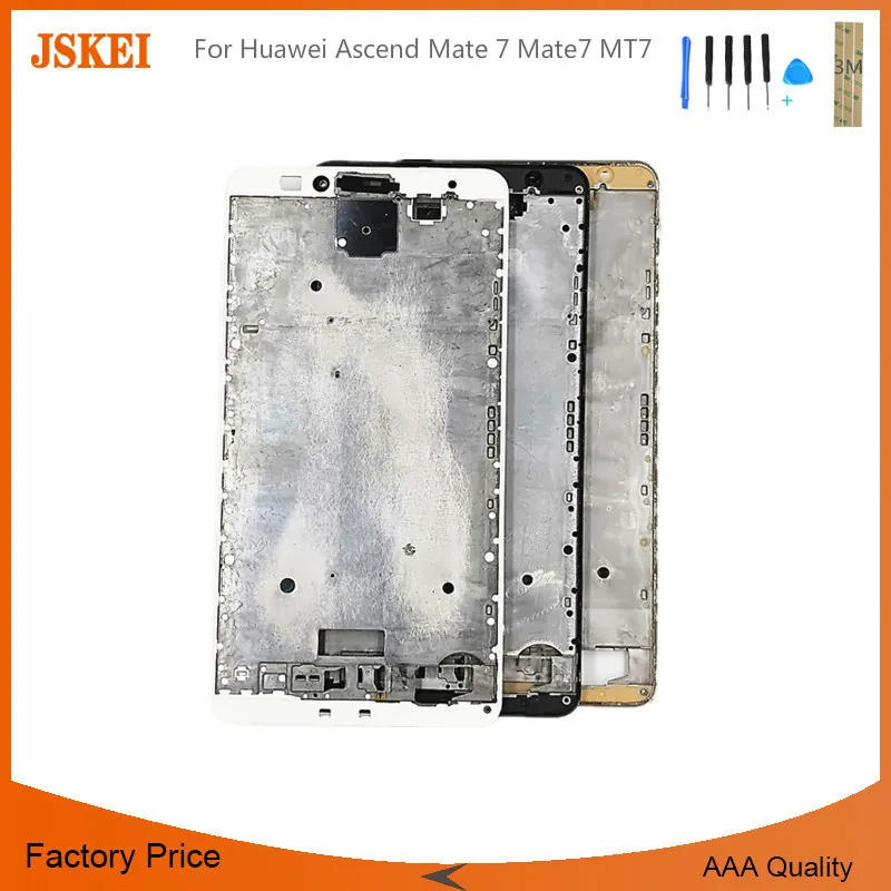 

For Huawei Ascend Mate 7 Mate7 MT7 Replacement Mid Middle Front Housing LCD Display Frame Bezel Plate Replacement pixel 2 xl