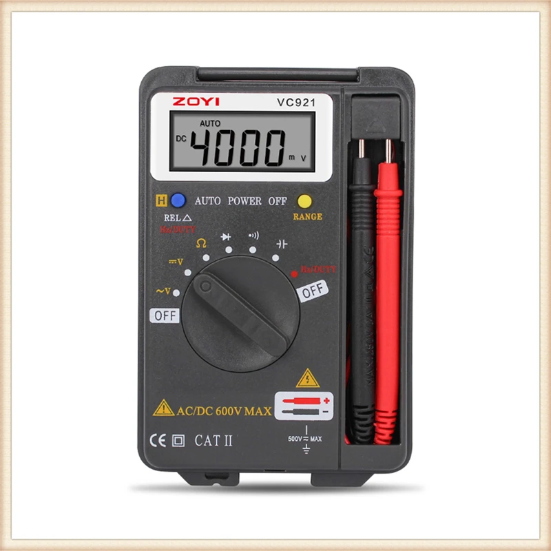 VC921 Pocket portable Multimeter High precision Hand held automatic