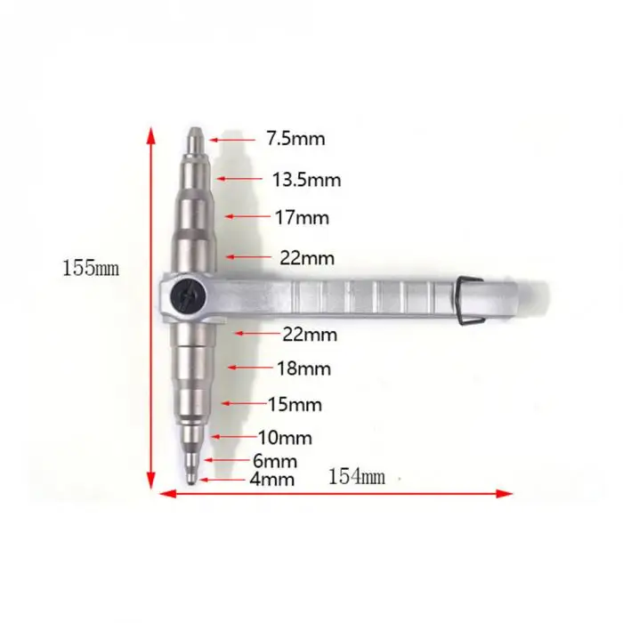Ручной Медный трубчатый расширитель ручной инструмент для расширения кондиционера обжимной инструмент PAK55
