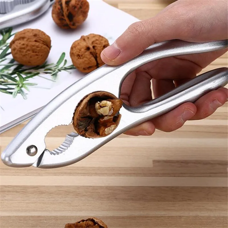 Nut Cracker- Pecan, Walnuts, Hazelnut Nutcracker Aluminum alloy utility nut pliers tweezers stripping device Sheller