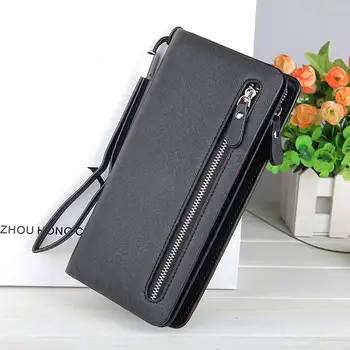 

Women Fashion Solid Color Zipper Faux Leather Short Wallet Cash Holder Purse