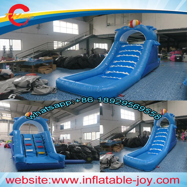 Free Express Shipping To Doorgiant Kids Commercial Dolphin Inflatable Water Slide With Pool Free Express Shipping To Doorgiant Kids Commercial Dolphin Inflatable Water Slide With Pool