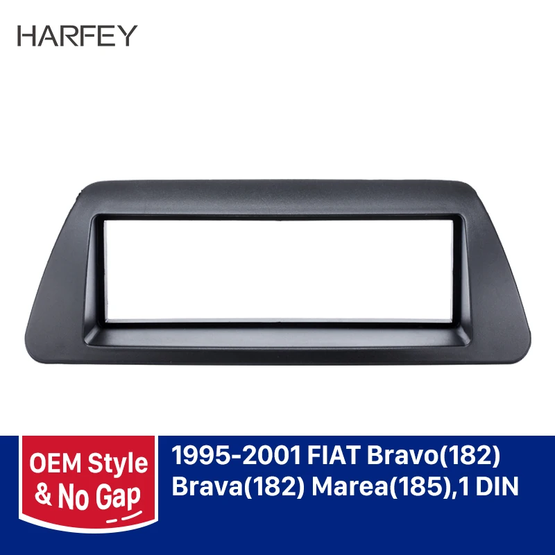 Рамка Harfey 1Din Автомобильная GPS стерео панель панели Indash для 1995 1996 1997 1998 1999 2000 2001 FIAT