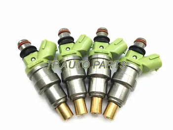 

4PCS Fuel Injector For N-issan S-kyline GT-R 200SX M-itsubishi L-ancer EVO 1-9 M-azda RX-7 OEM 1001-87096 100187096