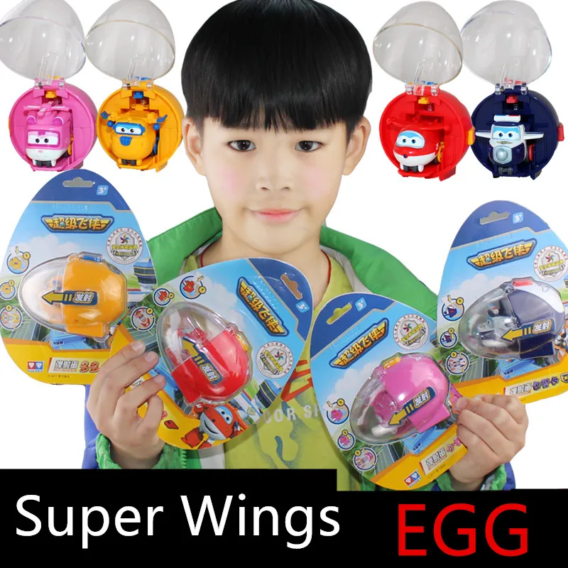 

Christmas gift 4 style Catapult Super Wings EGG Aircraft Robot Action Figures Toys Rocket Shot Toys for kids gifts Brinquedos