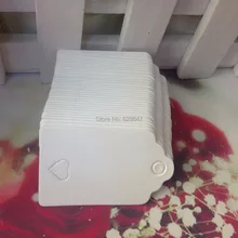 Подарочные бирки белые бумажные бирки DIY чистая белая бумага неразмеченная ярлычки бумажные бирки ручные ярлыки