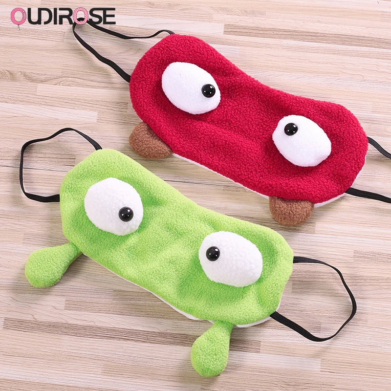 

OUDIROSE Cute Eye Mask Sleep Mask Eye Mask Travel Sleep Soft Unisex Blindfold Wedding Lipstick To Pick Up The Whole Game Props